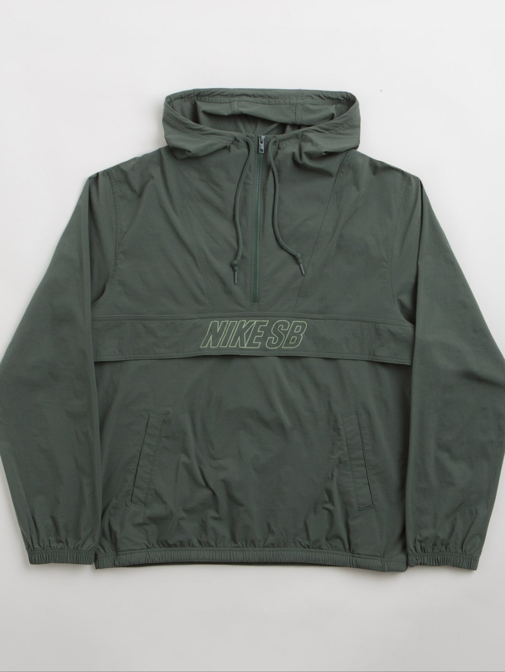 Nike SB Skate Anorak 1/2 Zip Pullover Jacket Mens Size XL FV7343 478 New Green